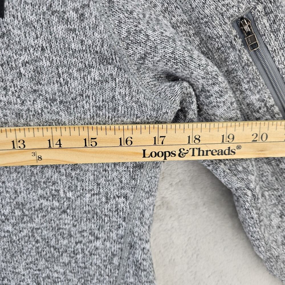 Patagonia Better Sweater 1/4-Zip Fleece Womens Small Heather Gray Pullover 25617 - Picture 12 of 12